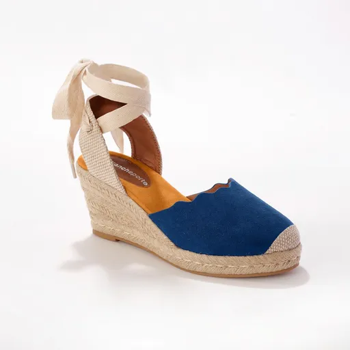 Sandale cu crampoane, cu șiret, albastru marin