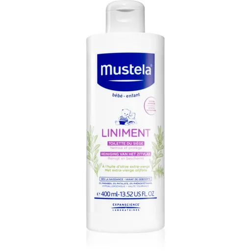 Mustela Bébé Liniment lapte pentru curatare pentru nou-nascuti si copii 400 ml