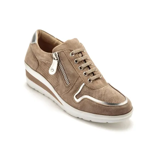 Pantofi din piele cu șiret Pediconfort