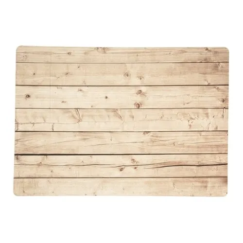 Suport pentru farfurie Orion UH 43 x 30 cm lemn deschis, set de 6 buc., maro deschis