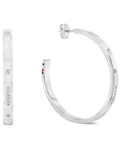 Tommy Hilfiger Cercei rotunzi din oțel Linear 2780956