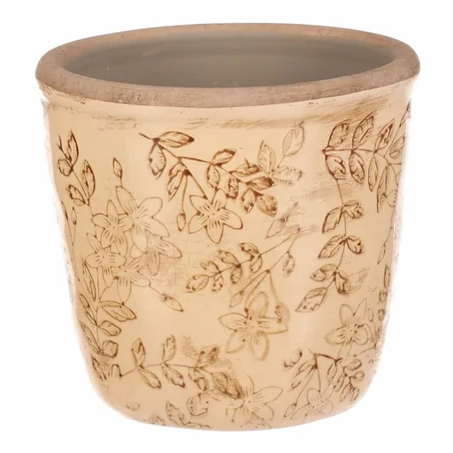 Vase ceramică pentru flori Flores retro, 13 x 12 cm, 13 cm