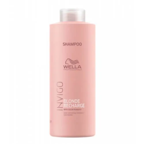 Wella Professionals Șampon pentru păr blond Invigo Blonde Recharge (Color Refreshing Shampoo) 1000 ml
