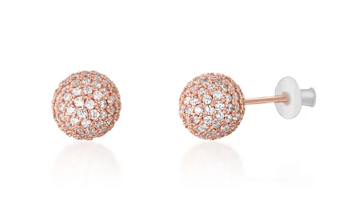 JVD Cercei strălucitori placați cu aur SVLE01095XH2R000