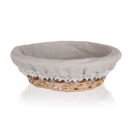 Coș împletit Home Decor Duo, 25 x 8 cm