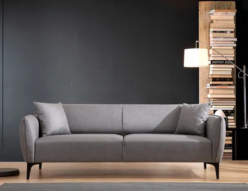 Canapea 3 locuri, Atelier del Sofa, 560ARE1360, Gri