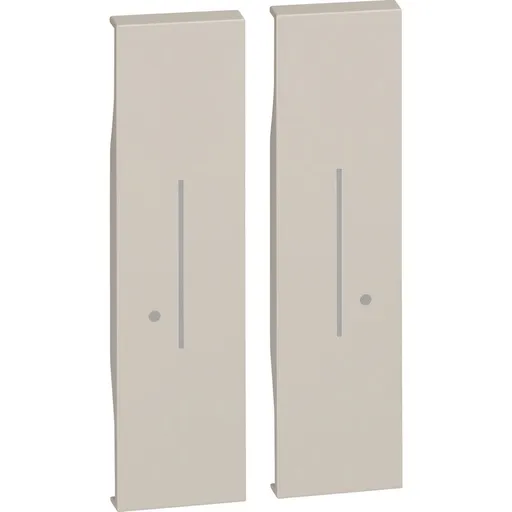 Capac iluminabil pentru intrerupator dublu fara fir Bticino Living Now KM36M2, nisip