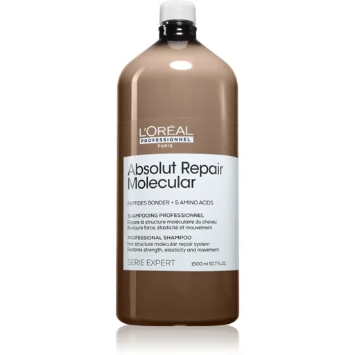 L’Oréal Professionnel Serie Expert Absolut Repair Molecular șampon fortifiant pentru păr deteriorat 1500 ml
