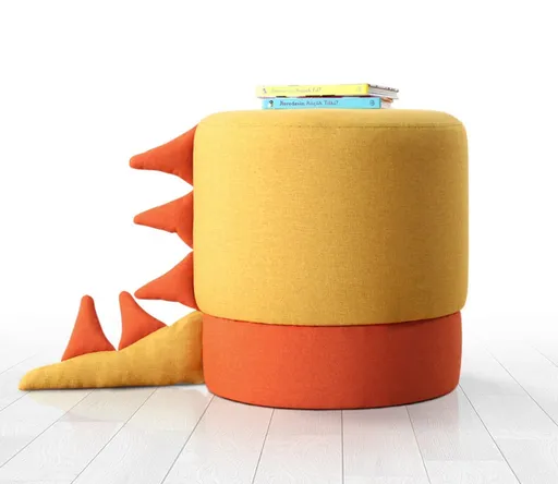 Taburet, Atelier del Sofa, 209FLF1330, Galben