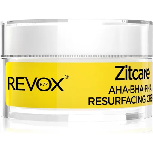 Revox B77 Zitcare AHA BHA PHA Resurfacing Cream crema de noapte care catifeleaza 50 ml