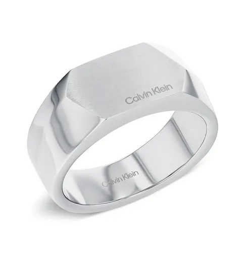 Calvin Klein Inel din oțel pentru bărbați Magnify 35100016 64 mm