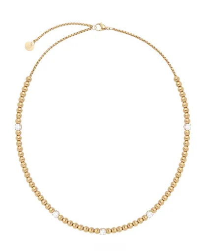 Liu Jo Colier cu mărgele din oțel placat cu aur LJ2982