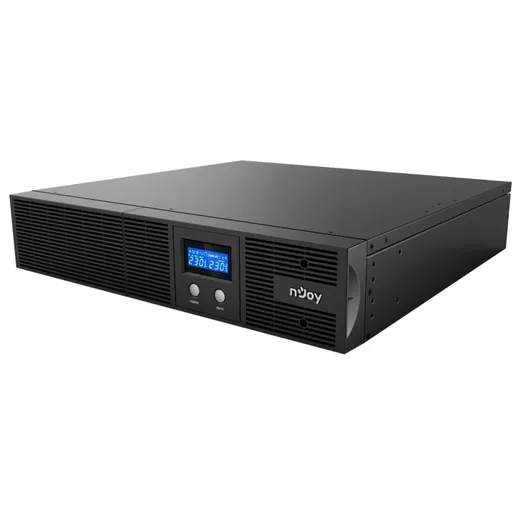 UPS nJoy Argus 3000, 3000VA/1800W, LCD Display, 8 IEC C13 cu Protectie, Management, Reglaj Automat al Tensiunii, iesire sinusoidala PWUP-LI300AG-CG01B