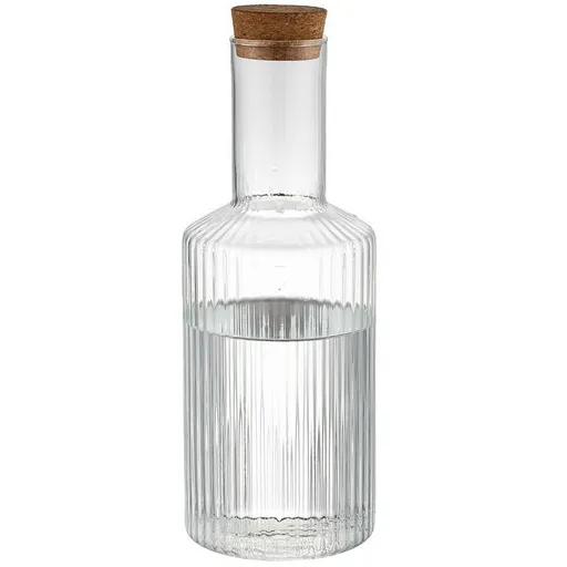 Carafă din sticlă cu dop de plută 4Home Serve,1 l