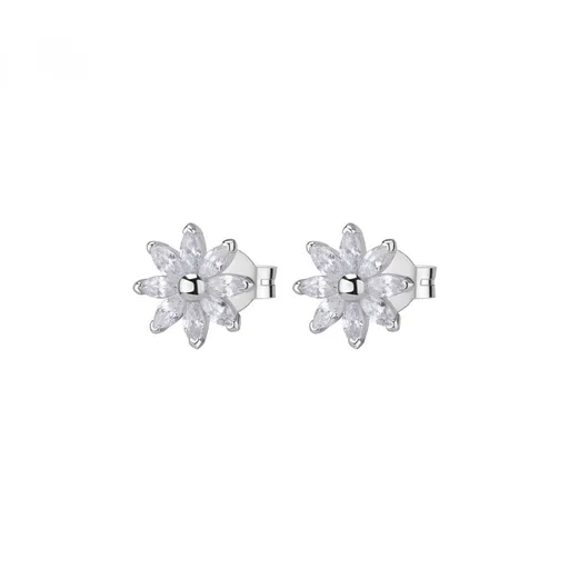 Rosato Cercei floricele din argint cu zirconiu cubic Gaia RZGA72