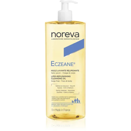 Noreva Eczeane Lipid-Replenishing Cleansing Oil ulei gel pentru curatare pentru fata si corp 1000 ml