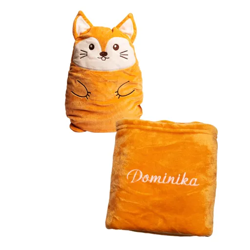 Pernă de pluș 2 în 1 Veveriță