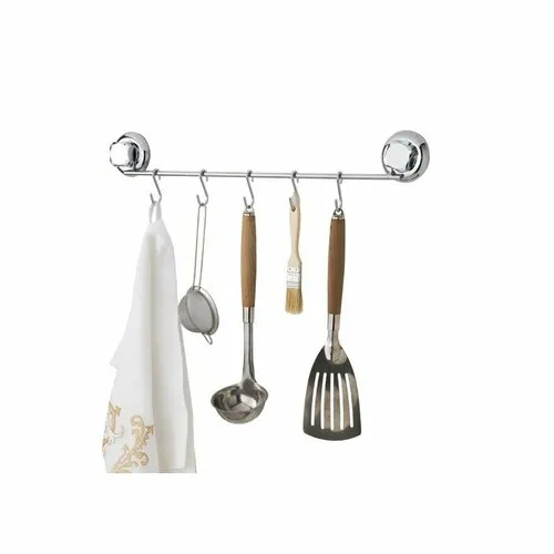 Compactor Bară suport Bestlock + 5 cârlige, 55 cm