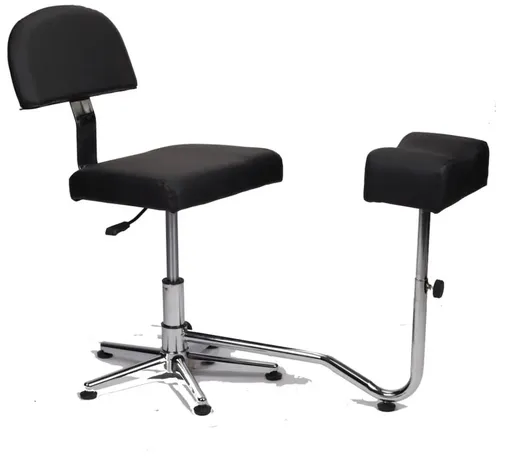 Scaun cu Suport Pedichiura - Lauore - Alb sau Negru