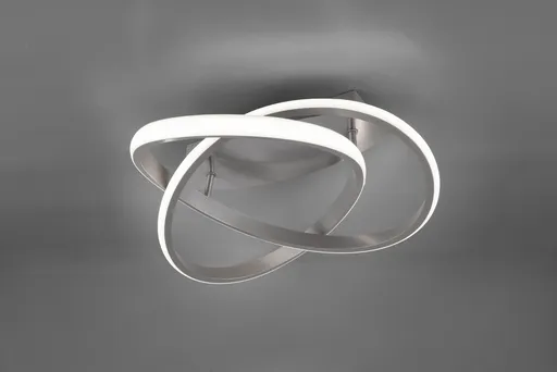 Plafoniera Course, RL, 45x18.8 cm, 18W, 1x SMD LED, metal, nichel