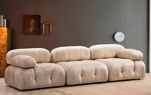 Canapea 3 locuri, Atelier del Sofa, 560ARE1536, Crem