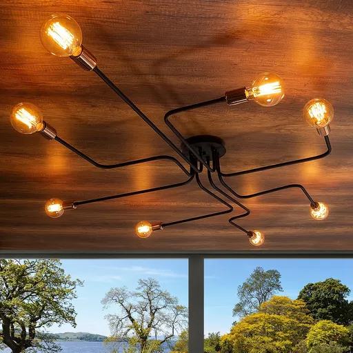 Lustra, Opviq, 525NOR1318, Negru