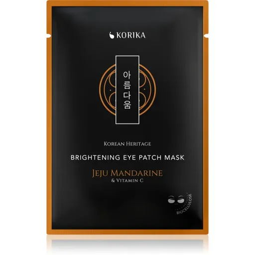 KORIKA Korean Heritage Brightening Eye Patch Mask Jeju Mandarine