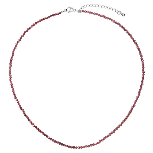 Evolution Group - Pavona Colier din mărgele cu granate autentice 42012.3 garnet