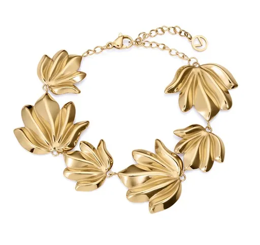 Viceroy Brățară pentru femei placată cu aur cu frunze Chic 15158P01012