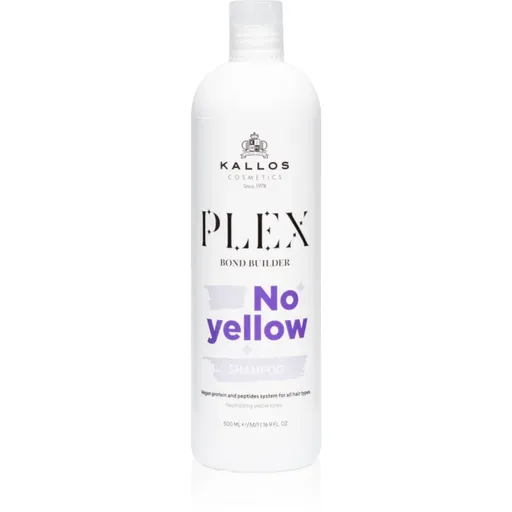 Kallos Plex No Yellow șampon pentru neutralizarea tonurilor de galben 500 ml