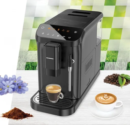 Espressor automat Buongiorno, Heinner, 1350W, 20 Bar, 1.5L, negru