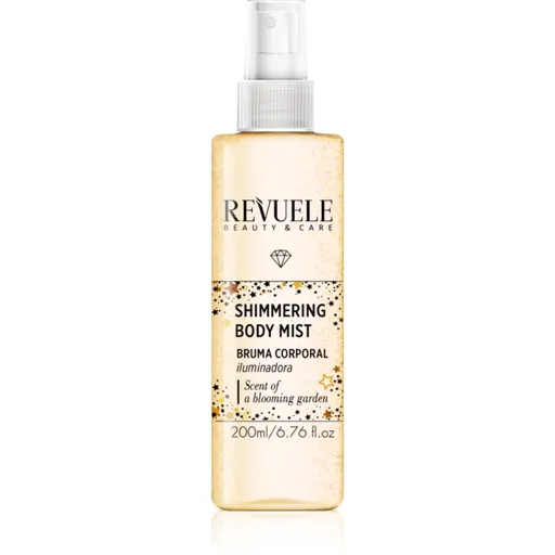 Revuele Shimmering Body Mist stralucire intensa pentru corp culoare Gold 200 ml