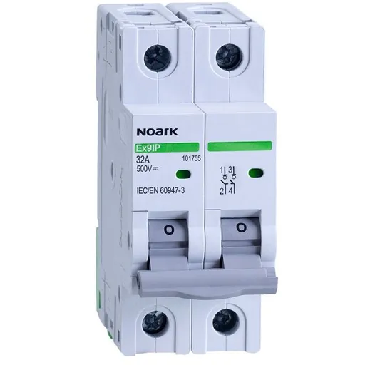 Separator de sarcina pentru fotovoltaice Ex9IP 2P 63A DC Noark 101757