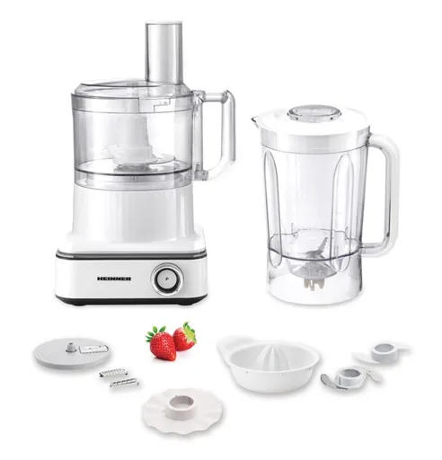 Robot de bucatarie Finegourmet, Heinner, 1000W, 2.3L, alb