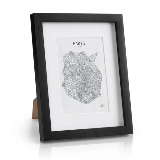 Casa Chic Brighton, ramă pentru fotografii, sticlă, 20 x 25 cm cu suport, lemn adevărat