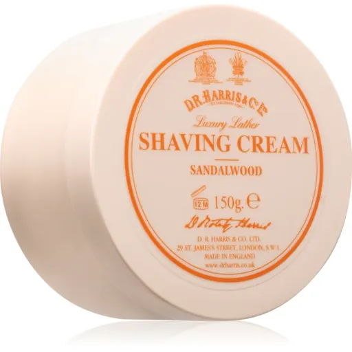 D.R. Harris Shaving Cream Sandalwood cremă pentru bărbierit 150 g