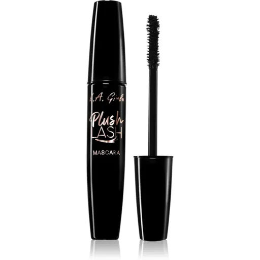 L.A. Girl Cosmetics Plush Lash mascara pentru volum si curbare culoare Blackest Black 10 g