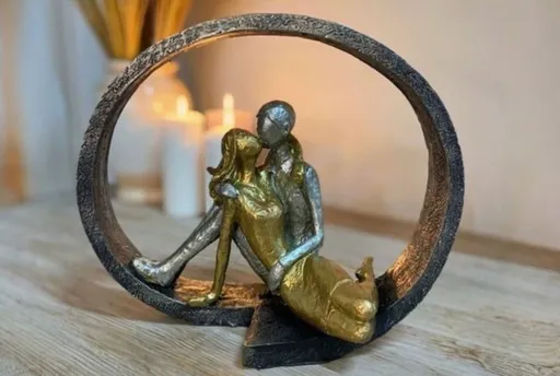 Decoratiune, CY0449, 23x27x10 cm, Poliester, Negru