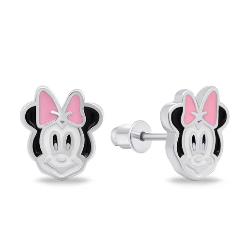 Brilio Silver Cercei jucăuși argintii Minnie Mouse EA714W