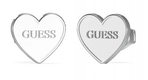 Guess Cercei superbi din oțel Inimă JUBE02171JWRHT/U