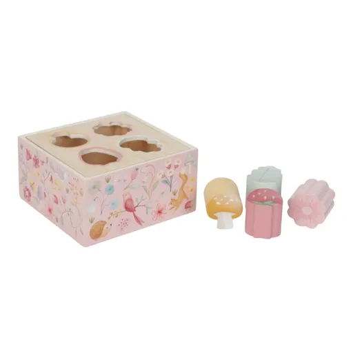 Little Dutch Fairy Garden Shape Sorter jucărie interactivă cu piese care se pot insera 18 m+ 1 buc