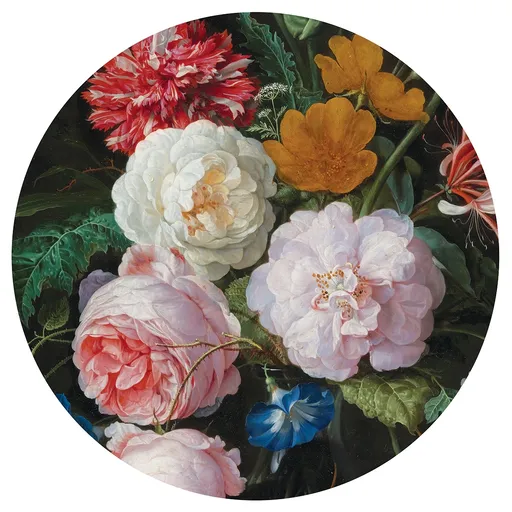 Fototapet circular Old Painting 125 x 125 cm, 2părți