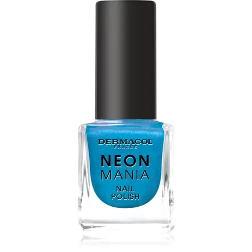 Dermacol Neon Mania lac de unghii culoare 6 Azure Aqua 5 ml