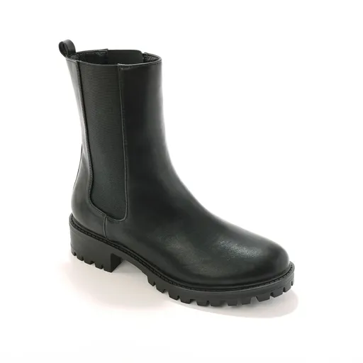 Cizme joase cu talpă elastică și profilată