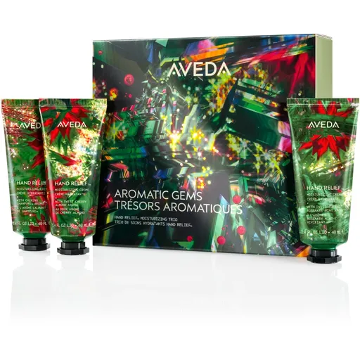 Aveda Holiday Aromatic Gems Hand Relief™ Moisturizing Trio set cadou de Crăciun de maini
