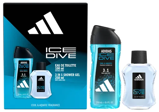 Adidas Ice Dive - EDT 100 ml + gel de duș 250 ml