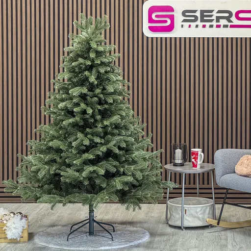 Brad artificial Christmas Deluxe by Sersimo, Norvegia verde, mix 2D+3D, 180 cm