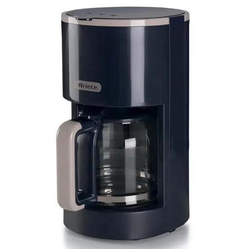 Cafetiera cu filtru Ariete BREAKFAST 1394/00, 12 cesti, 0.600L, Fereastra nivel apa, Gri închis