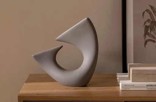 Decoratiune, CY0186, Ceramica, Bej