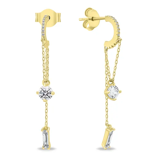 Brilio Silver Cercei lănțișoare lungi EAY